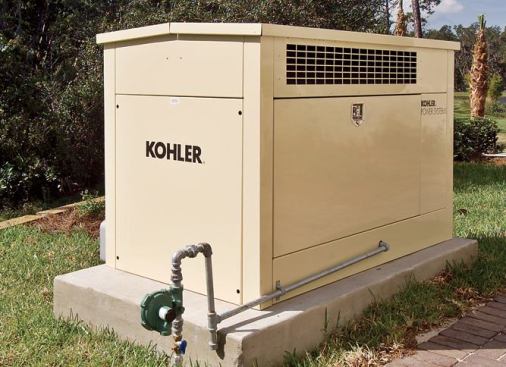 POWER TRIP: In Florida's active hurricane climate, it's folly not to have backup power. The Reality House has it—a 30-kilowatt generator from Kohler Power Systems. Designed for residential use, the new product includes enhanced sound enclosures so the neighbors won't complain about noise, as well as advanced digital controls featuring a compact controller to support today's sophisticated home electronics. The unit is powered by a General Motors 1.6 liter overhead four-cylinder engine. www.kohlersmartpower.com.