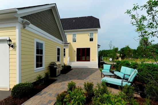 The Branford is built with advanced framing techniques and uses 2x6 studs set at 24 inches as opposed to 2x4s at 16 inches. Composite trim and fiber-cement siding ensure a low-maintenance exterior.