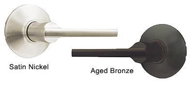 These Schlage&nbsp;interior door levers are good for a modern interior, but their $35 price tag makes them perfect. At this price, why not buy a few? 
www.thehardwarehut.com.