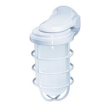 The Nuvo outdoor/indoor caged light is perfect for loft projects or when you want something that has an industrial aesthetic. Priced at about $38, the die-cast aluminum light measures about 9½ inches long and 4¼ inches wide and comes in six colors. www.nuvolighting.com.