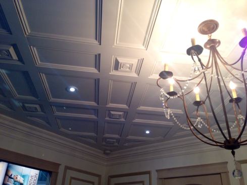 Interior trim company Molding & Millwork used IBS/KBIS to debut its reinvented identity and product line, 
Metrie. The brand not only set aside its former generic name, but has taken a new look at how they design and inspire with interior moldings. Elaborate ceiling treatments, unique rosette placement, and refreshed profiles marked the brand’s inspiring booth design. Check out their iOS app and new website (metrie.com) to tour the five new collections: Fashion Forward, French Curves, Pretty Simple, True Craft, and Very Square.