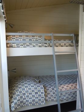The secondary sleeping area is small, but it’s big enough for bunk beds.