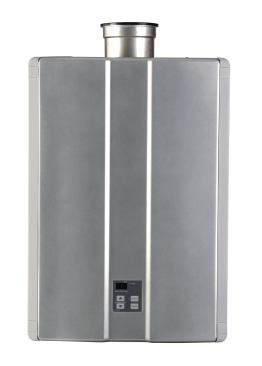 Thanks, But No Tanks The company's new condensing tankless water heaters offer the continuous hot water of a traditional tankless unit with even greater energy savings: The Energy Star&ntilde;qualified units operate at 95% thermal efficiency, according to the company. The water heaters feature two commercial-grade heat exchangers; a concentric venting design provides for better safety and easier installation. Four models are available. Rinnai. 866.746.6241. 
www.rinnai.us.