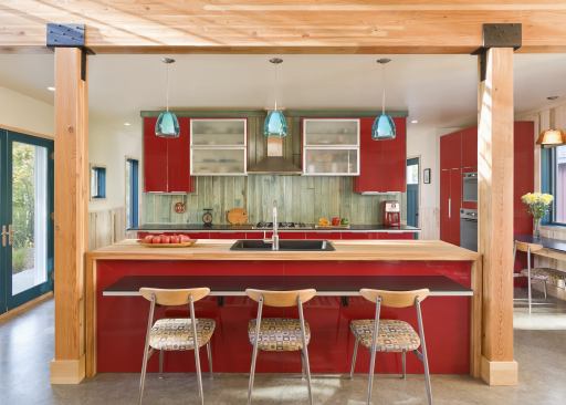 In response to an increasingly discerning clientele, developers and builders are spending more money on design. There's often not much budget, which has given rise to smart design that doesn't cost an arm and a leg. The appliances, fittings, light fixtures and cabinets for this kitchen are from Ikea. The Red Cottage by Rehkamp Larson Architects and Code Plus Construction won a 2013 Watermark Award. It's an energy-efficient second home in Northern Minnesota.