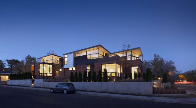 Tres Casitas, on the western edge of Boulder, Colo., won a Builder's Choice Grand Award. The project, by Arch11 and Hammerwell Construction, consists of three townhomes on less than 9,000 square feet of lot. Three separate households exist here—peacefully. As walkability and how to house an aging population become even more pressing issues, projects like this could be the shape of things to come.