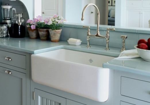 Rohl Water Appliance The firm has rolled out a series of options for what it says is the most used part of the modern kitchen - the sink. The combination may include a foundational sink, a multi-functional faucet, and accessories like integrated disposer buttons, instant hot water dispensers, and water filtration systems. Components may be added or subtracted depending on customer needs. 
www.rohlhome.com