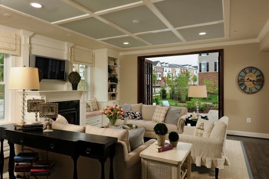 Grand, Single Family Detached Home - 2,000 to 3,000 square feet. Builder: Winchester Homes. Architect: Bassenian Lagoni. Details like built-in window seats and large outdoor connections give this unique production home character.