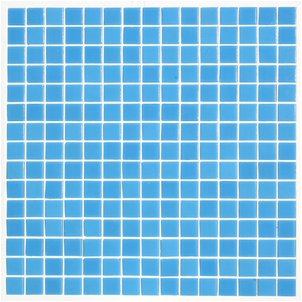 This glass tile costs $6.95 for 1.15 square feet. If you can find cheaper, buy it. The 13-inch-by-13-inch product is made up of 3/4-inch pieces that are&nbsp;face-mounted on paper for easy installation. Because you can get about 14 square feet for $100, it's perfect&nbsp;for a small backsplash in a bathroom or&nbsp;a kitchen.&nbsp;Various colors are available. 
www.mosaictilesupplies.com.