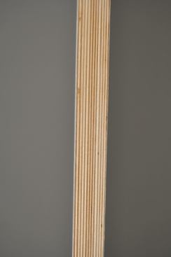 The crisp detailing is beautiful. That’s three layers of 3/4? material to get this width.