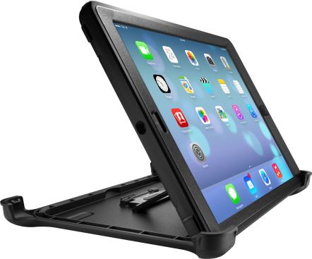 Otterbox Defender Series for iPad Air provides multi-layer protection against damage from drops, bumps, dust and scratches.