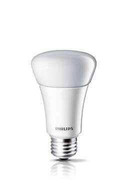 Because LEDs are “digital appliances,” they can be controlled with digital devices, such as a smart phone or tablet. The Hue system from Philips allows light to be manipulated in several ways by means of a “bridge.” The bridge, which can control as many as 50 bulbs, can change the color of light or turn lights on and off while you’re on vacation on the other side of the country. A starter kit with a bridge and three bulbs is $200. According to the company, bulbs should last 15,000 hours, or roughly 13.5 years when used three hours a day. Philips. 800-937-5483. 
www.meethue.com.