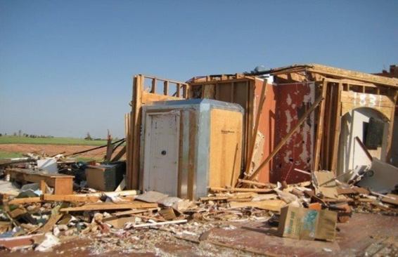 In an emergency, the DuPont StormRoom is outfitted to withstand an EF5 tornado. The rest of the time, the indoor shelters can be outfitted as a regular room in sizes up to 12 feet by 12 feet. And because the shelters are built with Kevlar incorporated into the walls and ceiling, rather than steel, they can be installed on a standard reinforced concrete slab, and they don’t interfere with cell phone or weather radio signals. 
www.stormroom.dupont.com&nbsp;