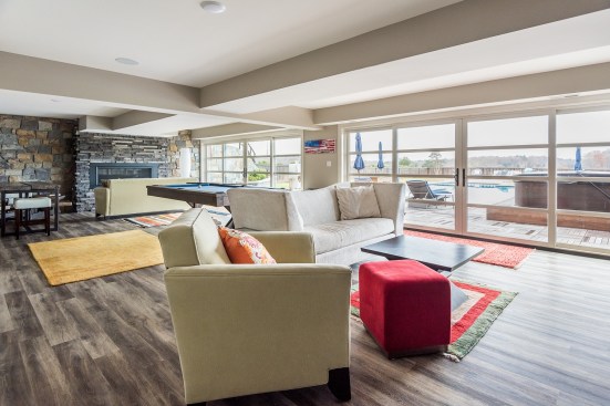 From the finished basement to first-floor master bedroom, the barn provides roughly 8,000 square feet of living space for the family.