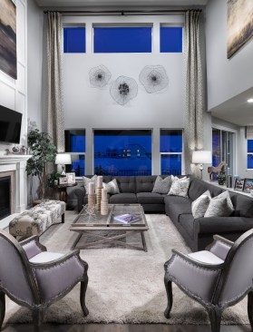 TRI Pointe also carefully selects comfortable furnishings that encourage buyers to spend time in the model homes.