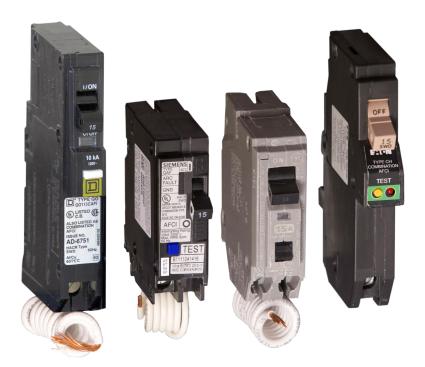 Unlike a standard circuit breaker detecting overloads and short circuits, an AFCI utilizes advanced electronic technology to sense arcing conditions and&nbsp;de-energize the circuit when an arc fault is detected.