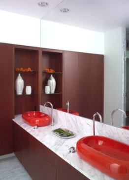 Master bathroom.