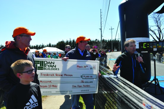 Dan Ryan Builders is the main sponsor of 10-mile road race, which raises money for the Frederick, Md., Rescue Mission&nbsp;