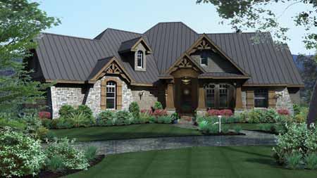 No. 3: Party Ready Outside, this home offers rugged good looks. Inside, it features a comfortable, open layout in 2,847 square feet. The rear is packed with outdoor entertainment spaces, such as a hearth-warmed lanai and barbecue porch. For more images and&nbsp;information, click 
here.