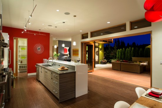 Open spaces throughout the home offer functional spaces for homeowners to entertain.&nbsp;Project: EVOKE-LUXE by Quadrant Homes &nbsp;