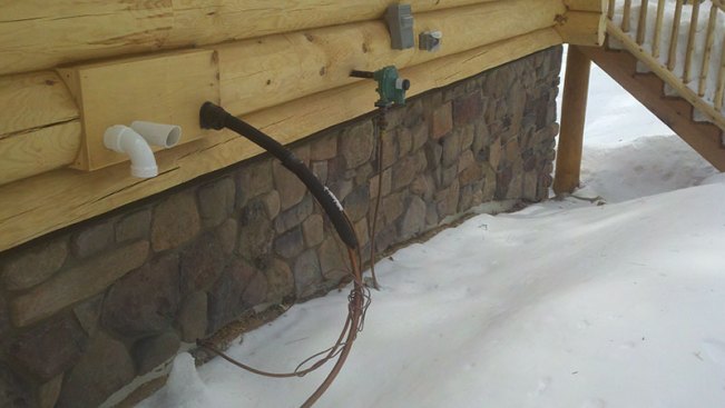 A stone-look finish