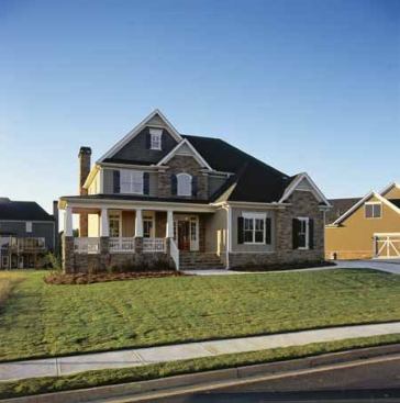 No. 4: Country Curb Appeal An open floor plan caters to entertaining and family interaction, while fireplaces lend a cozy feel. Upstairs, the master suite features tray ceilings and a French-door entry to the master bath. All together, the plan is 2,443 square feet with four bedrooms. For more images and&nbsp;information, click 
here.