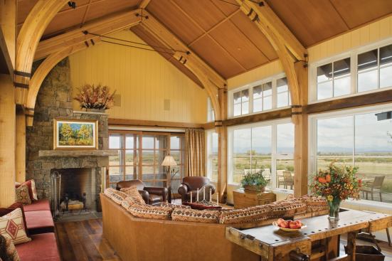 The living room.