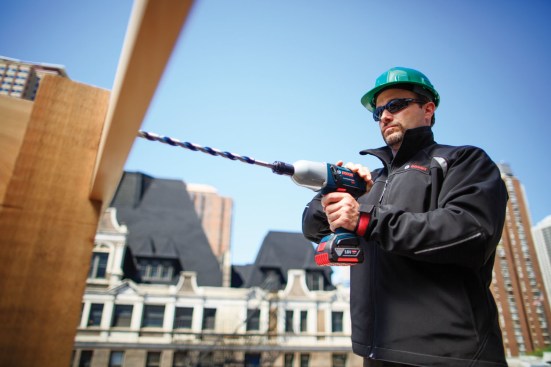 Heated jackets allow for onsite warmth with fewer layers