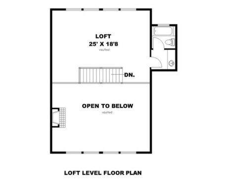 Modern Details 117-900 - Upper Floor Plan