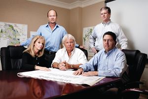 Van Metre CPM, Brad Gable, Treasurer and 
CFO Kenneth Ryan; President and CEO, Rick Rabil; Chairman of the Board, 
Albert "Beau" Van Metre; and Alison Van Metre Paley, clockwise from top 
left, pose for a portrait on Tuesday, January 17, 2012 at the company's 
headquarters in Fairfax, Virginia.