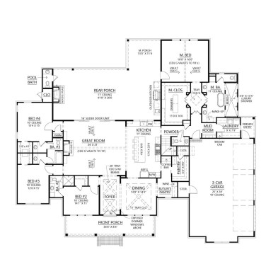 Luxury house plan 1074-69 floor plan. See details at Houseplans.com.