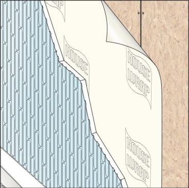 1. Add a Barrier You may not be able to stop water and moisture from getting past the exterior cladding, but you can (and should) do everything to keep it from the framing assembly. Cover the sidewall sheathing with housewrap (with joints and fasteners taped), and apply a foam insulation panel with molded drainage channels facing out. The panel will not only warm the airspace, but will also shed water away from the framed wall.