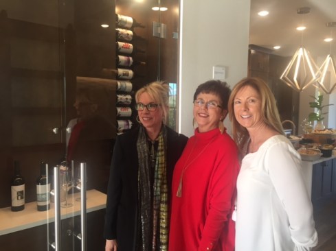 NEXTadventurers: (from left) interior designer Lita Dirks, architect Deryl Patterson, and Taylor Morrison's Carol Thompson, national director of strategic sourcing, East Region.