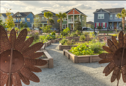 Community gardens at Lake Nona