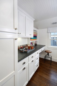 The second floor includes a laundry room and crafts corner.