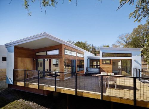 ma Modular homes are delivered fully equipped with 
plumbing, electrical fixtures, and appliances and will require minimal 
site work. Each home features 2X6 exterior walls, metal roofs, R30 to 
R50 roof insulation, low-E insulated windows, bamboo floors, and solid 
surface countertops, among other amenities.