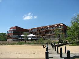 The Philip Merrill Environmental Center, which opened in 2001, is one of the world's most energy-efficient buildings, incorporating natural elements into a fully functional workplace which has minimal impact on its bay- and creek-front surroundings.&nbsp;