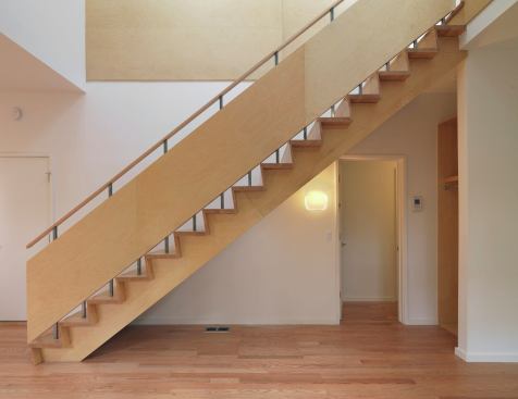 Much of the wood used on the interior was sustainably grown and harvested to achieve Forest Stewardship Council ceritification, including cabinetry, stairs, closets, flooring, and doors.