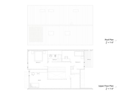Upper floor plan