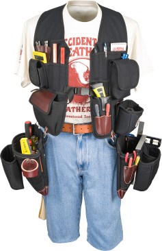 The Builder’s Vest 2535 from Occidental Leather comes preconfigured with expansive pockets for lots of gear and can accept numerous clip-on bags and holsters.