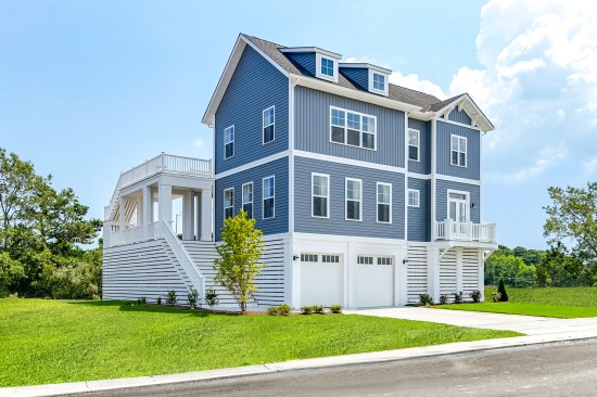 The Sandpiper model has proved popular at Evergreene Homes’ Ocean View, Del., Tidal Walk community.