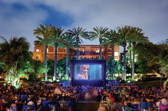 Brookfield Residential hosts numerous outdoor movies in the park at it's Playa Vista Community.