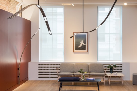 "Light Inflection" installation by Rich Brilliant Willing