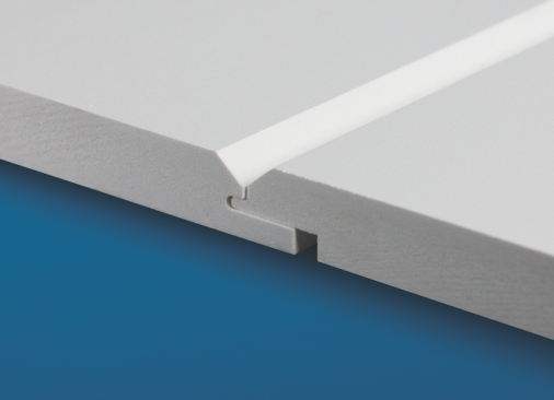 CertainTeed's Resotration Millwork WP4 Nickel Gap trim profile provides a large nailing area for installation.