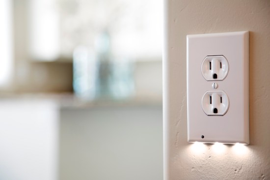 Best Indoor Living Product 
& Best in Show
Perfect for bathrooms, hallways, or kids’ rooms, SnapRays’ Guidelight is a sleek, low-profile nightlight built directly into the design of a standard outlet cover plate, providing extra light while leaving both outlets free. Three energy-efficient LEDs at the bottom of the plate turn on and off automatically thanks to an ambient light sensor. The Guidelight is easy to install with no additional wires or batteries—patented power prongs on the back of the cover snap around the outlet receptacle, drawing power from the screws on the side of the outlet for operation.