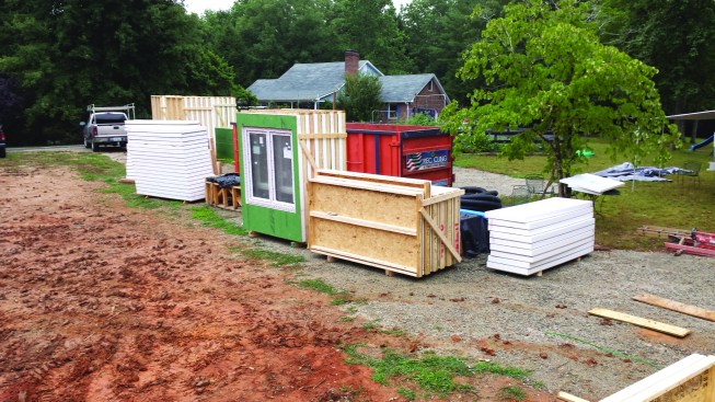 Delivery IncludedParts are delivered to the site. The package includes super–energy-efficient tilt-turn windows from Ireland but omits conventional materials, such as floor framing and roof trusses, which can be sourced locally. “All we do is the specialized Passive House stuff,” Cohen says. “Everything you can buy off the shelf, you buy off the shelf.” The system,&nbsp;he adds, is “modular, repeatable, standardized, and simple. And there’s no special training required.”