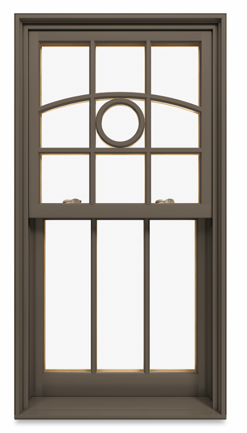 Marvin window in suede