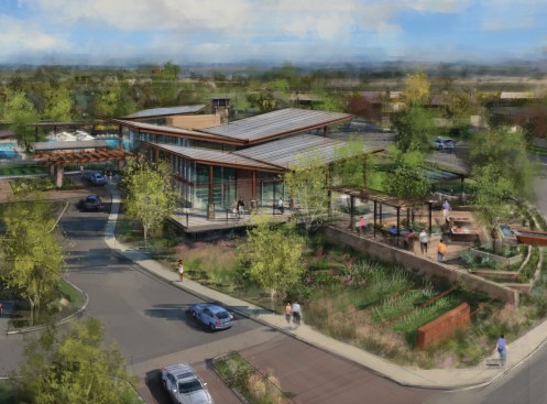 The VuePointe community hub at Pardee's Altis communtiy.