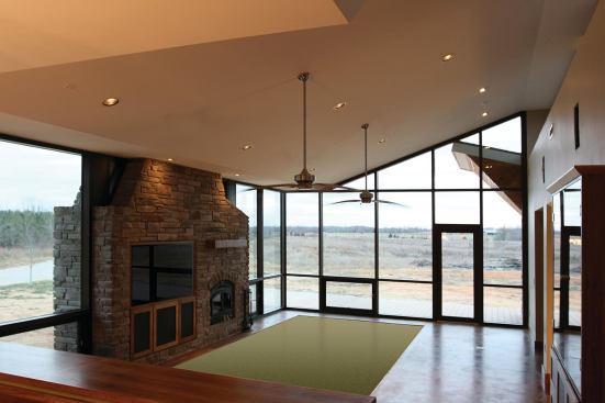 AB Highway Residence, West Plains, Mo. Architect: Core10 Architecture, St. Louis Builder: Feller Construction, West Plains