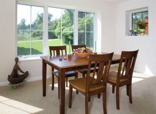 Windows are triple-glazed, there's a solar thermal system for hot water, a heat-recovery ventilation (HRV) system.