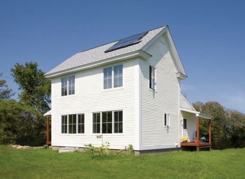 ART House ws a joint effort bewteen J.B. Clancy of Albert, Righter & Tittmann Architects, energy-analyst Peter Schneider of Efficiency Vermont, Green Mountain Habitat for Humanity, and modular builder Preferred Building Systems.